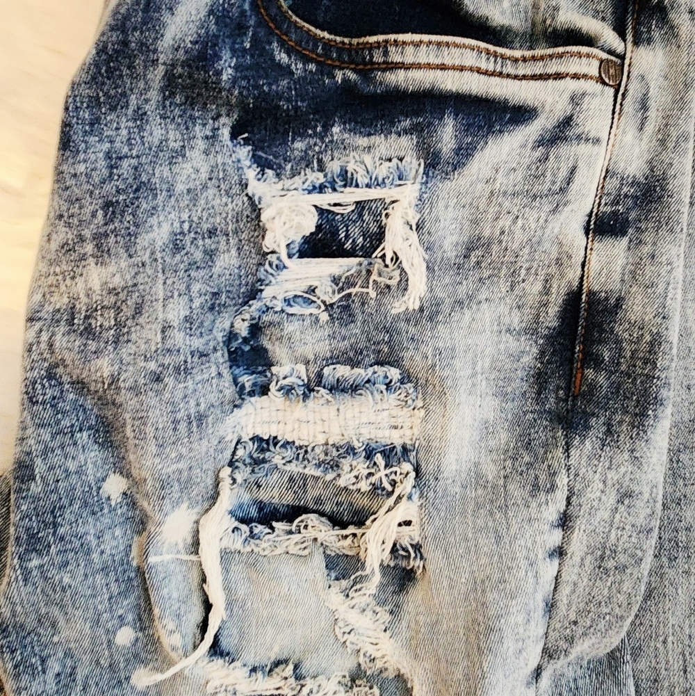 FWRD DENIM CO. ANNIHLATOR DISTRESSED DENIM MENS JEANS SZ 32 - Picture 13 of 15